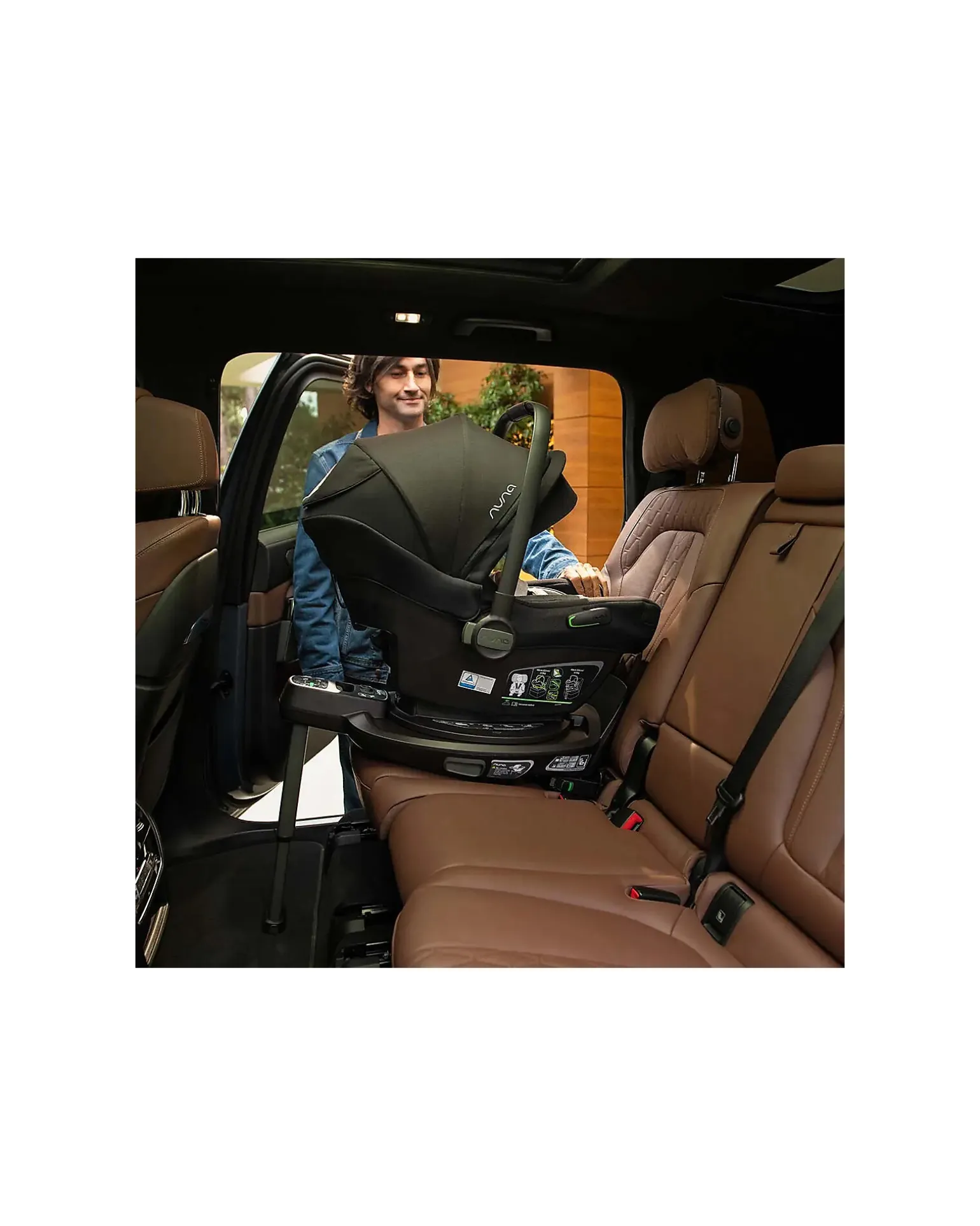 Base Seggiolino Auto Curv - Caviar - Ruota a 360 gradi