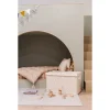 Baule Portagiochi Ripiegabile - Terrazzo Crema - 100% Poliestere Riciclato - 62x38x38cm