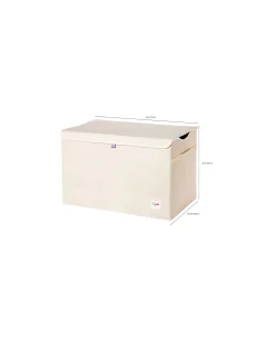 Baule Portagiochi - Yeti - Blu - 61 x 37 x 38 cm - Riordina la Cameretta con Fantasia