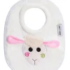 Bavaglino Baby, Lola l'Agnellino - 100% cotone
