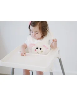 Bavaglino Baby, Lola l'Agnellino - 100% cotone