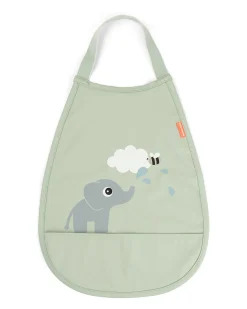 Bavaglino Pull Over - Impermebaile con Tasca - Elphee - Verde - Certificato OEKO-TEX
