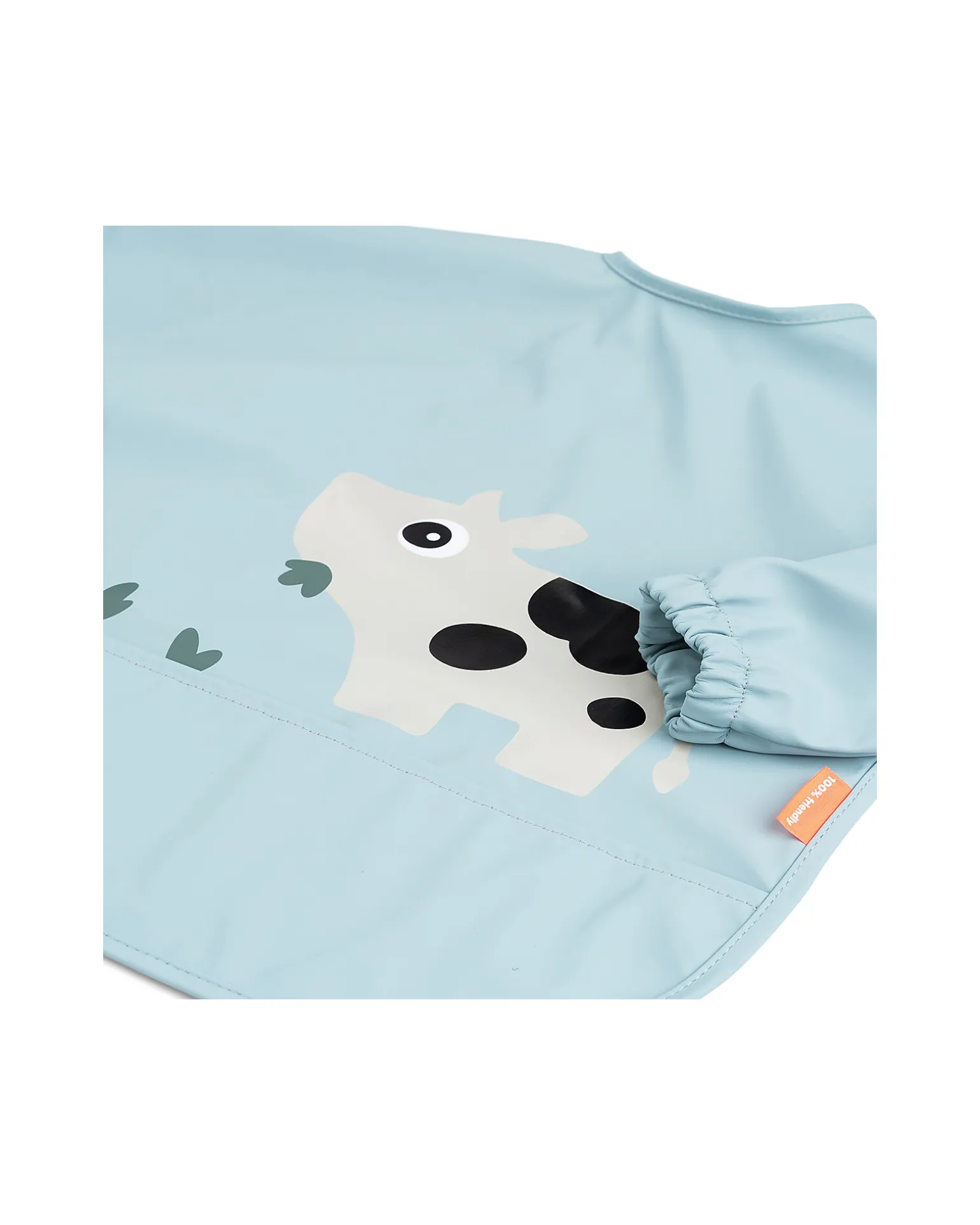 Bavaglio a Maniche Lunghe con Tasca - Tiny Farm - Blu - Impermeabile