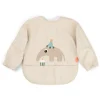 Bavaglio Impermeabile a Maniche Lunghe con Tasca - Celebration - Sabbia - Certificato OEKO-TEX - 6m+