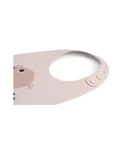 Bavaglio Impermeabile con Tasca - Tiny Farm - Cipria - 100% Silicone