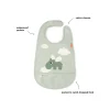 Bavaglio Impermeabile con Tasca - Happy Clouds - Verde - Certificato OEKO-TEX