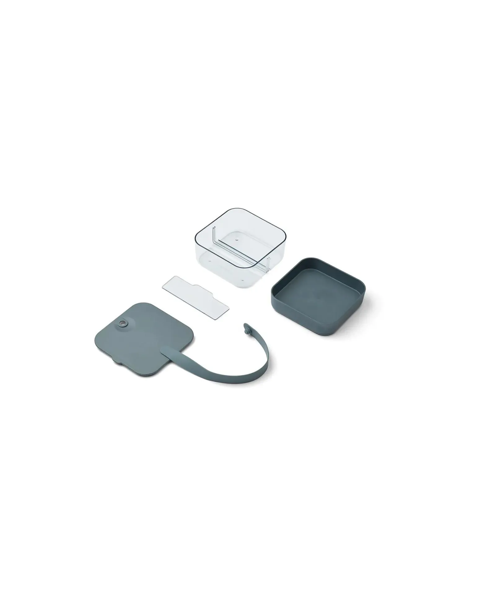 Bento Box Amandine - Tritan e Silicone - Sea Blue / Whale Blue