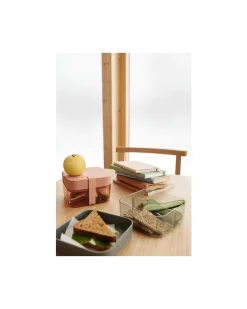 Bento Box Amandine - Tritan e Silicone - Sea Blue / Whale Blue