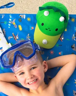 Berretto Estivo 3D con Visiera - Dinosauri - Cotone Elasticizzato (4-6 anni)