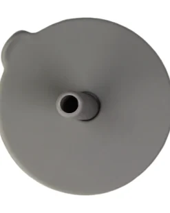 Bicchiere con Cannuccia - Grigio Olivastro - Silicone