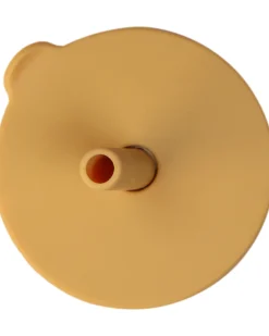 Bicchiere con Cannuccia - Miele/Oro - Silicone - 0+
