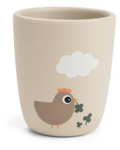 Bicchiere Mini Mug 160 ml - Tiny Farm - Sabbia - 100% Silicone Alimentare