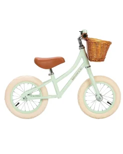 Bicicletta Senza Pedali First Go + Casco Classico per Biciclette Per Bambini - Menta - da 3 a 5 anni!