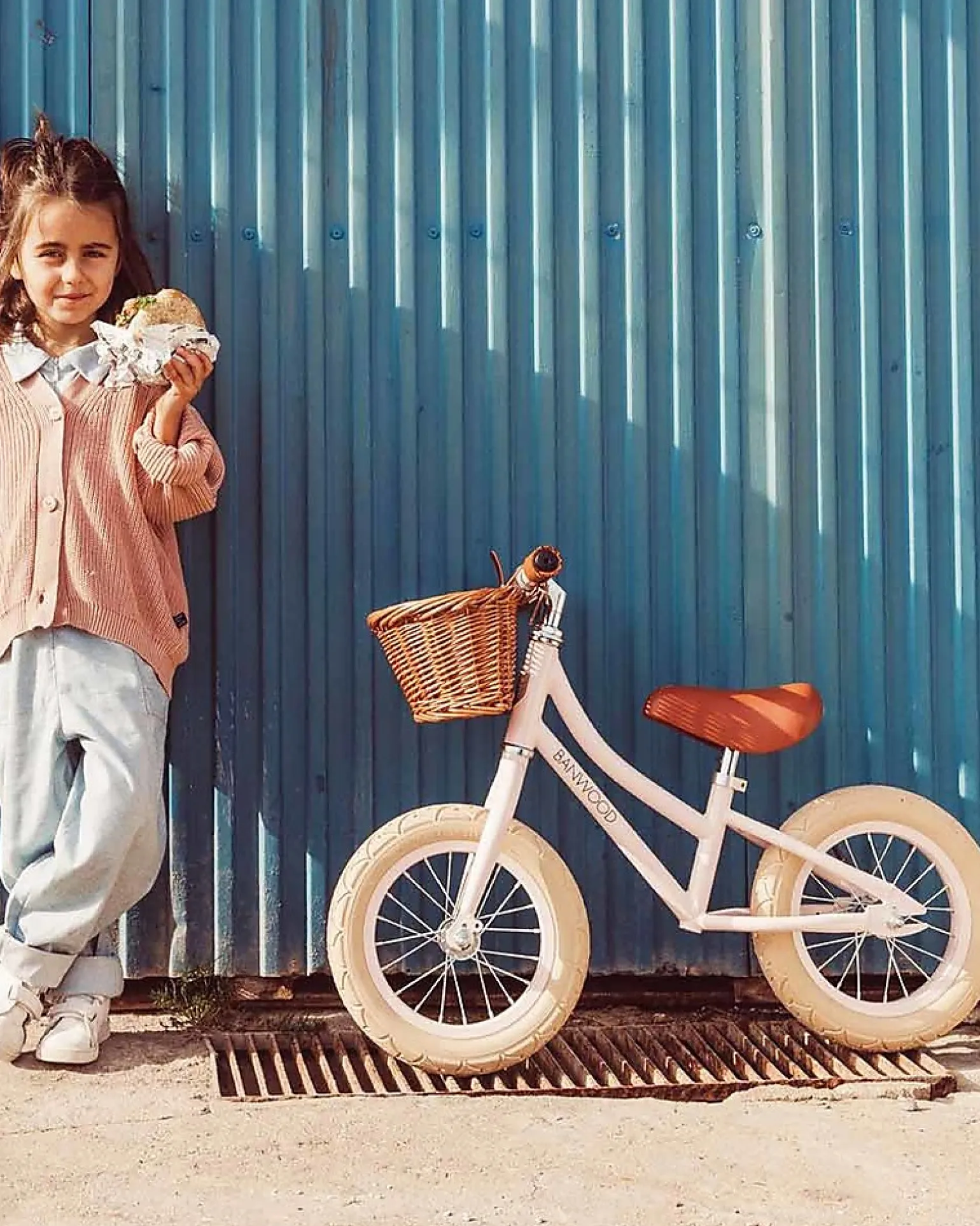 Bicicletta Senza Pedali First Go - Rosa - Per Bambini da 3 a 5 anni!