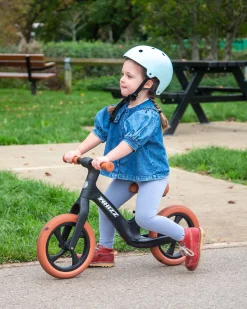 Bicicletta senza Pedali Whizz - Nera - Sviluppa l'Equilibrio - +2 Anni