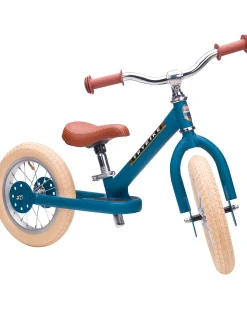 Bici Senza Pedali Vintage - Blu Opaco - dai 15 mesi!