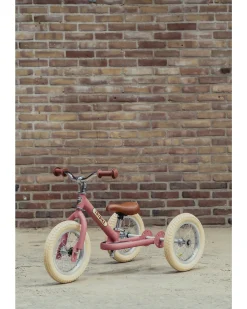 Bici Senza Pedali Vintage - Rosa Opaco - dai 15 mesi!