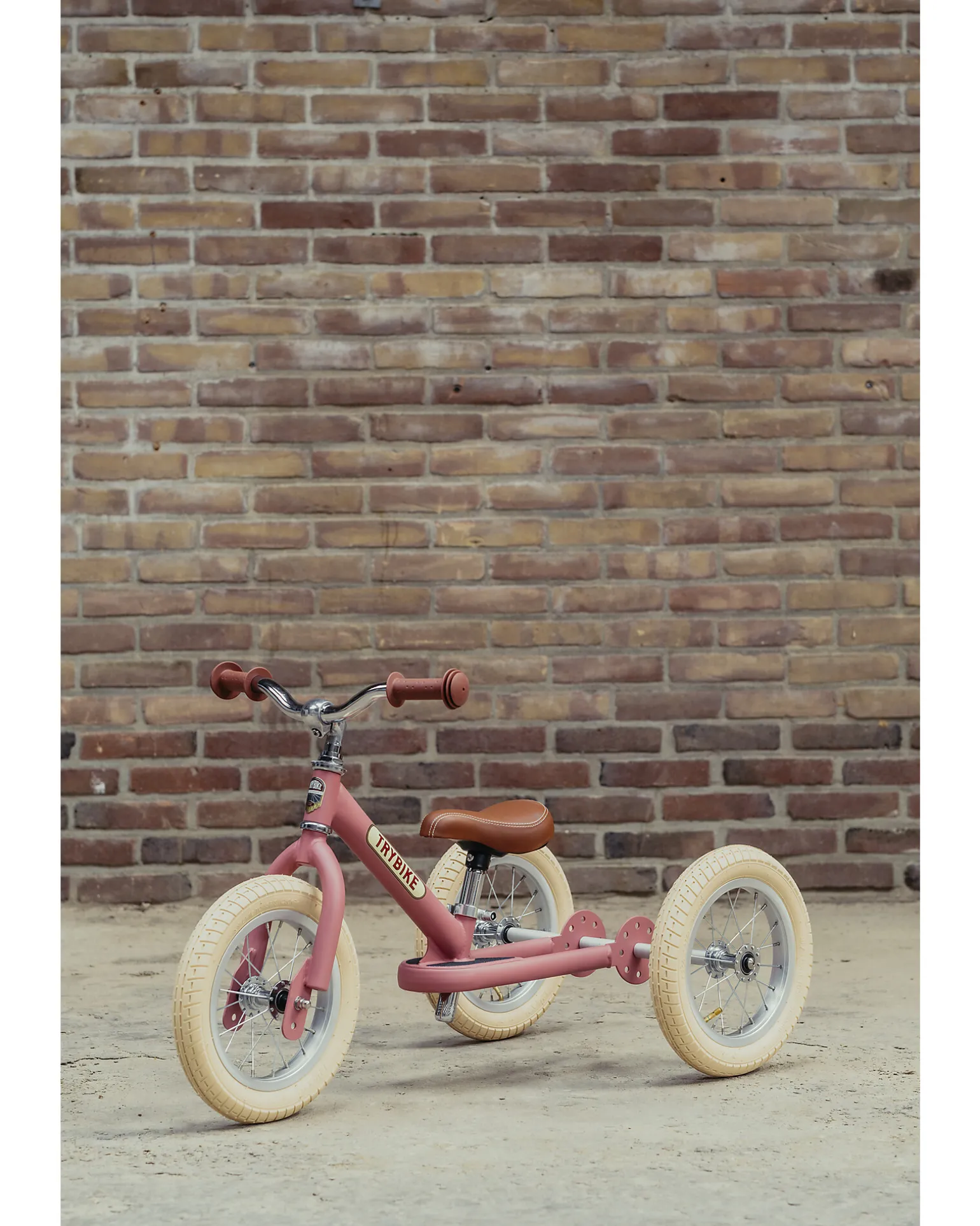 Bici Senza Pedali Vintage - Rosa Opaco - dai 15 mesi!
