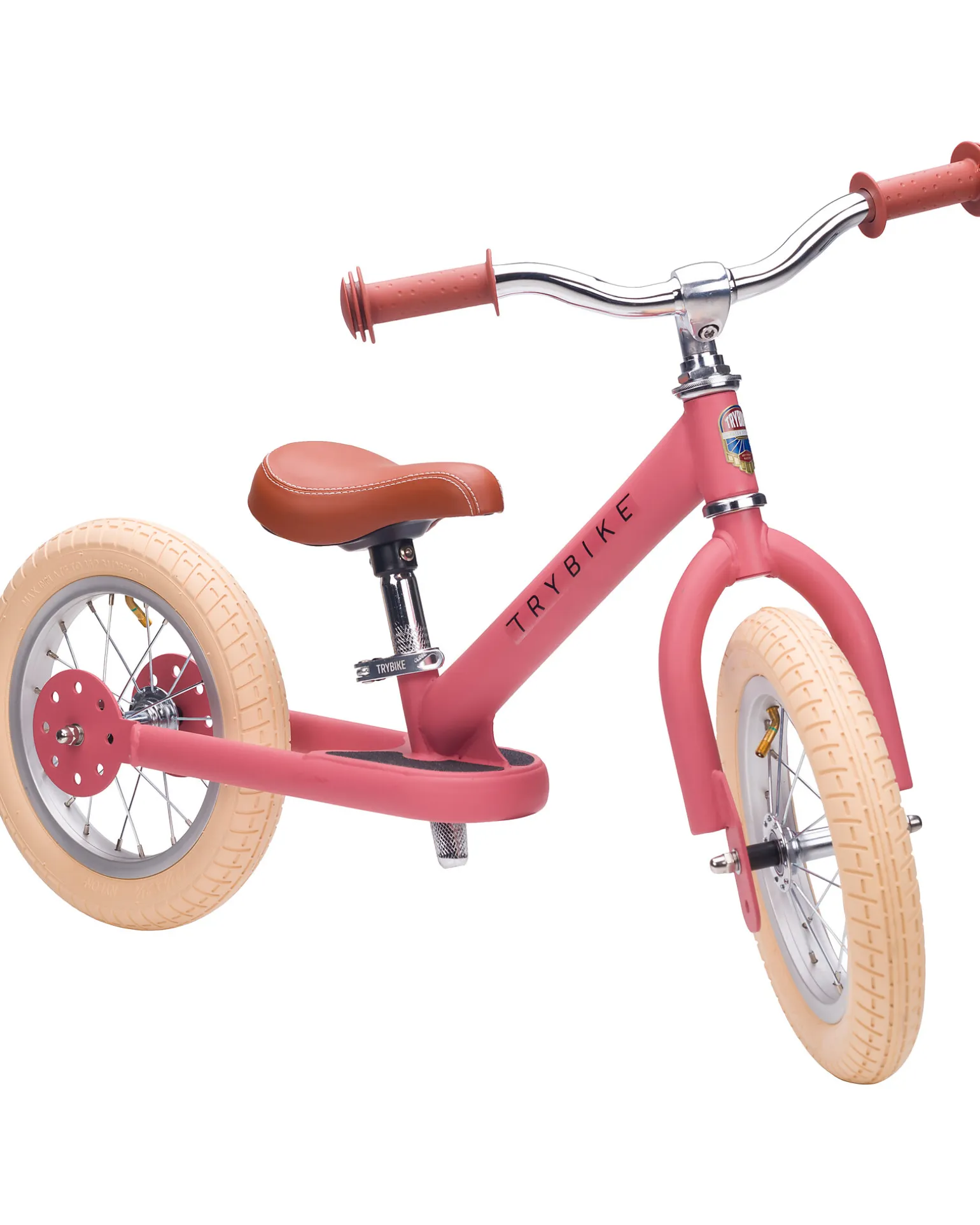 Bici Senza Pedali Vintage - Rosa Opaco - dai 15 mesi!