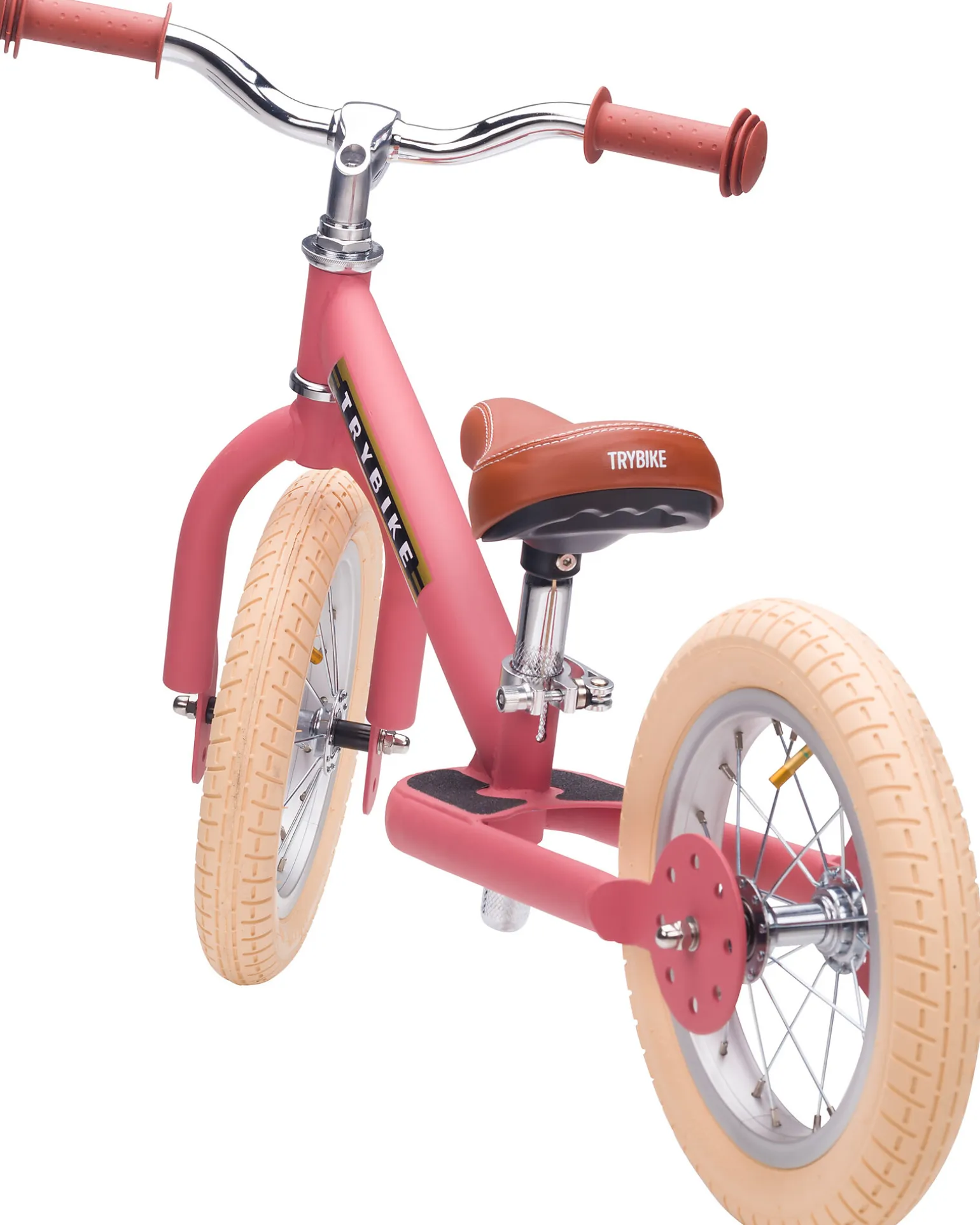 Bici Senza Pedali Vintage - Rosa Opaco - dai 15 mesi!