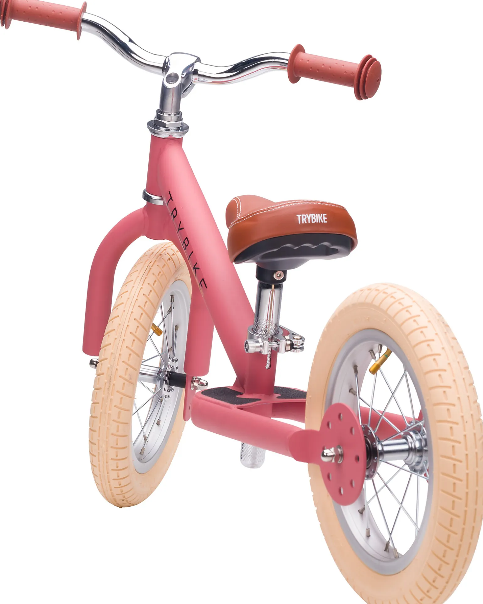 Bici Senza Pedali Vintage - Rosa Opaco - dai 15 mesi!