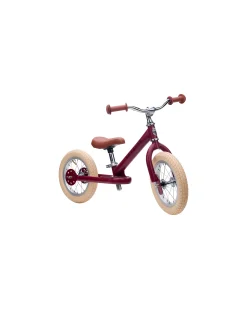 Bici Senza Pedali Vintage - Rosso Opaco - dai 15 mesi!