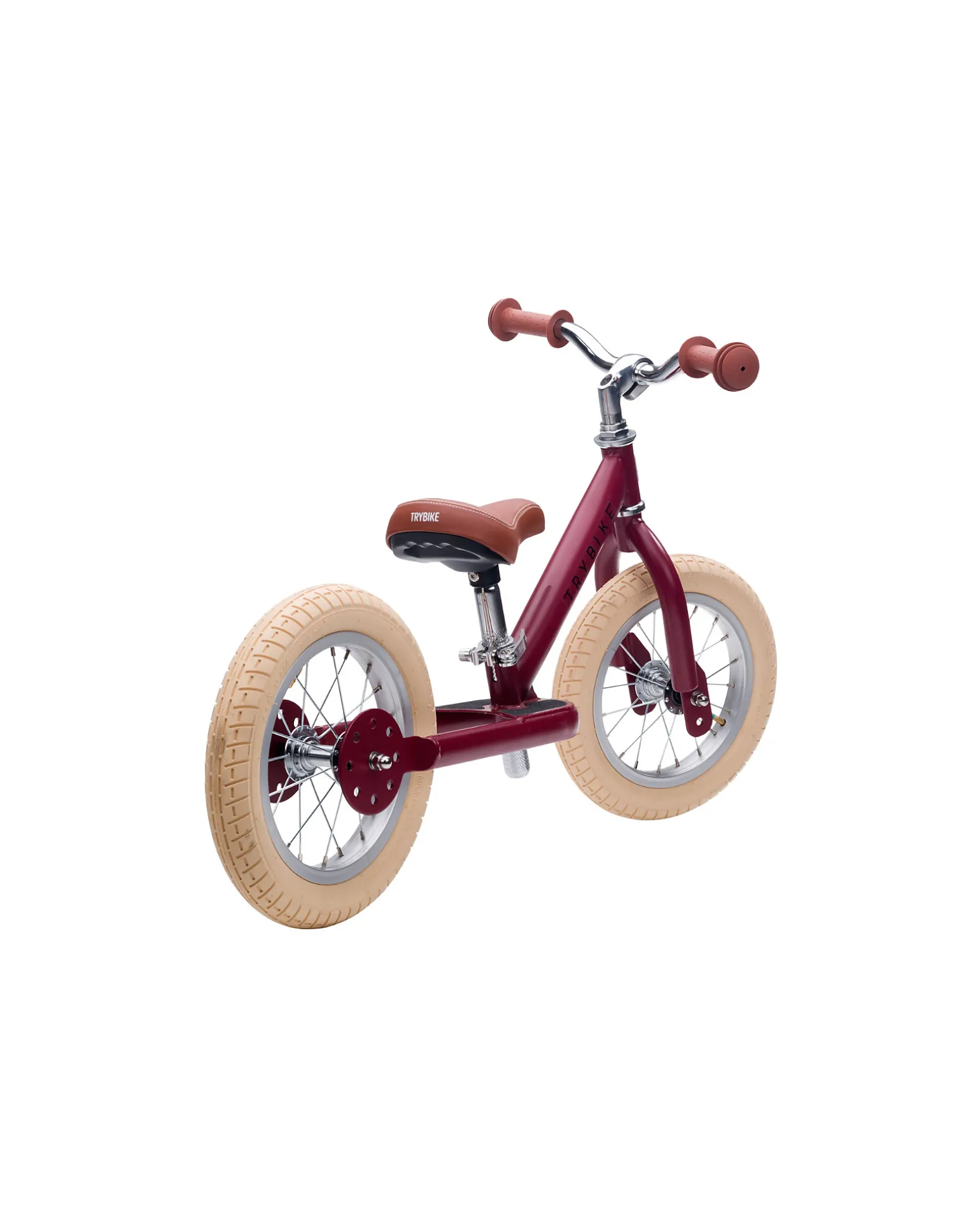 Bici Senza Pedali Vintage - Rosso Opaco - dai 15 mesi!