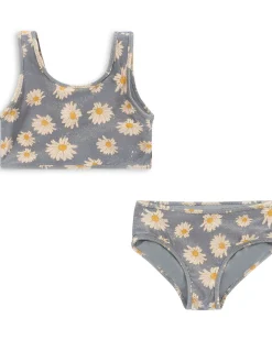 Bikini Jade con Riflessi - Margherite - Daisy Blue - UPF 50+