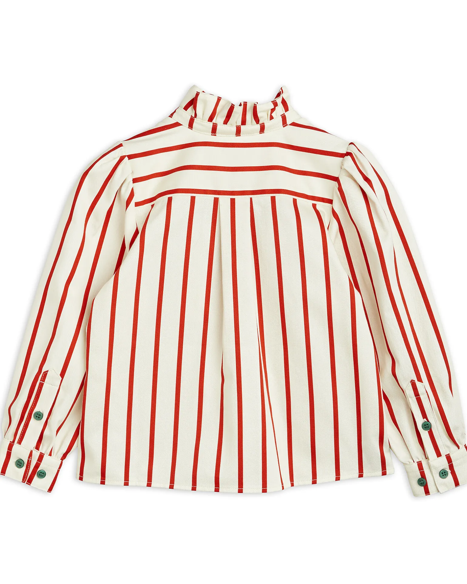 Blusa con Colletto Volant - Multicolor - 100% Cotone Bio GOTS