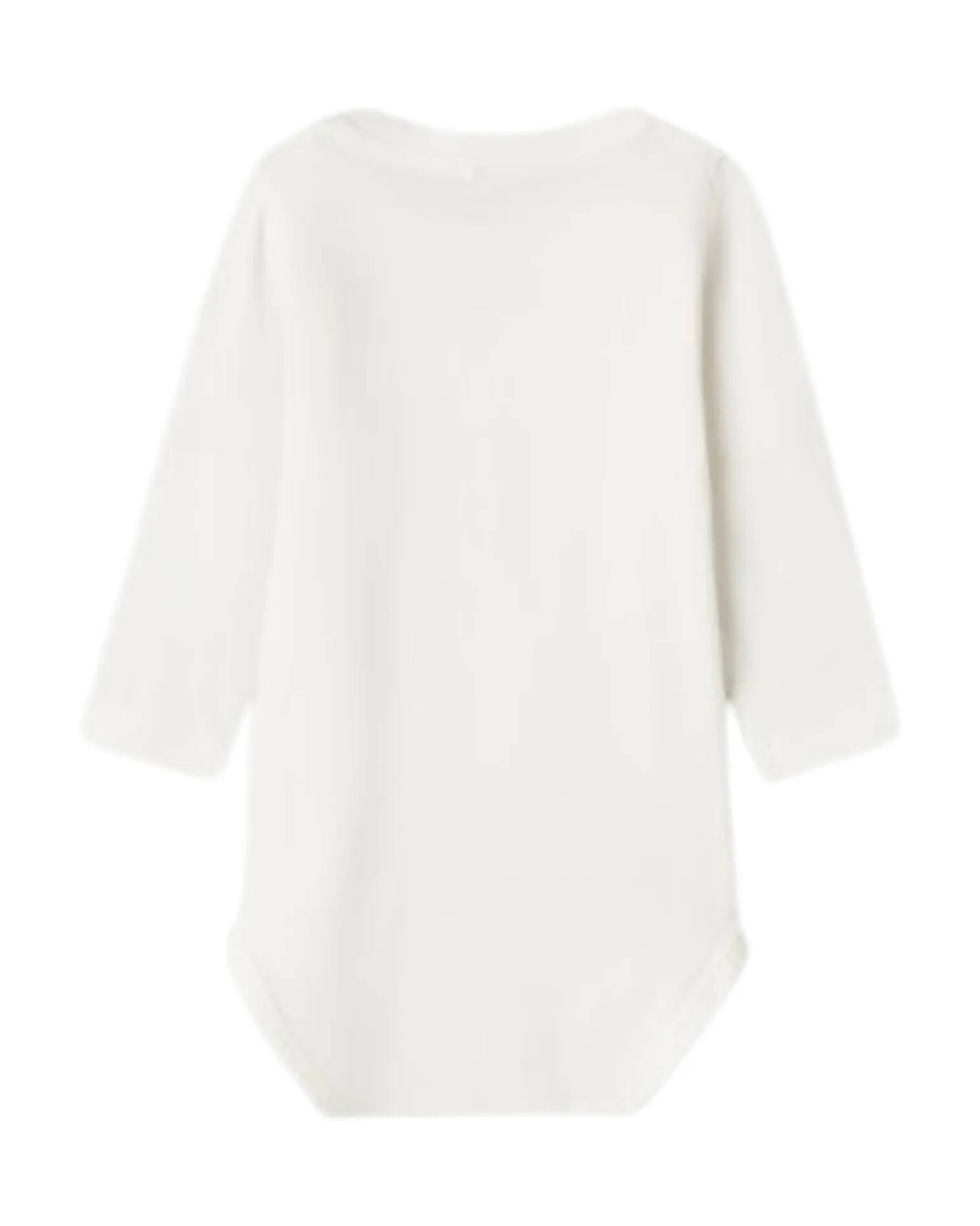Body a Stampa e a Maniche Lunghe - Cloud Dancer - Cotone Bio