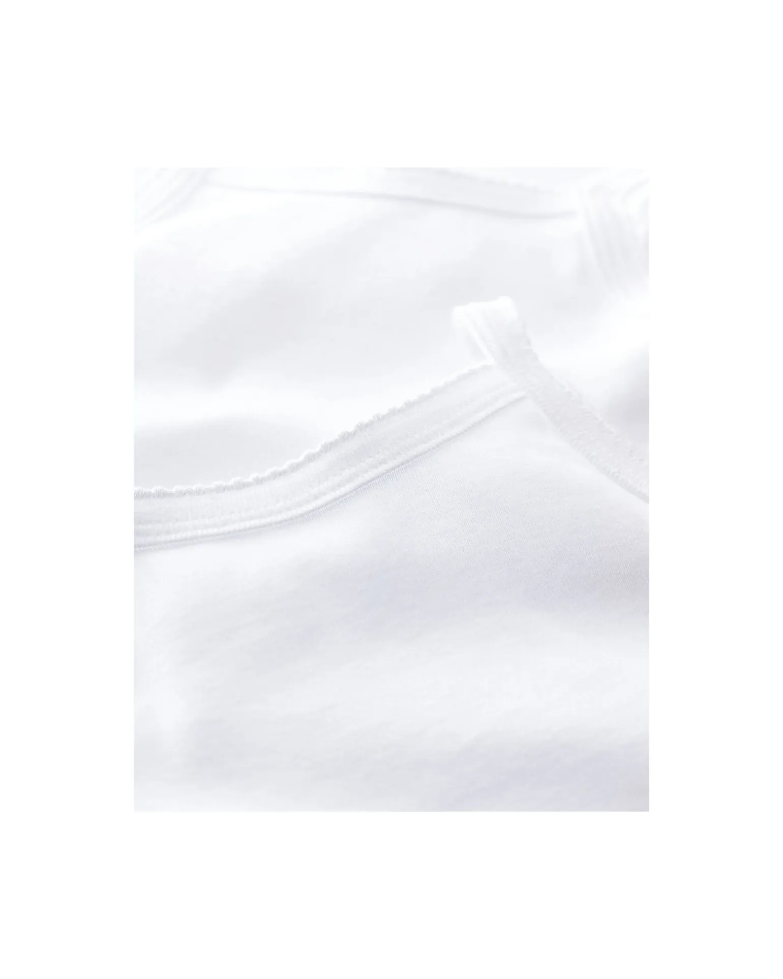 Body con Spalline, Pacco da 2 - Bianco - 100% Cotone