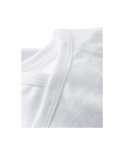 Body Kimono Manica Lunga - Pacco da 2 - Bianco - 100% Cotone