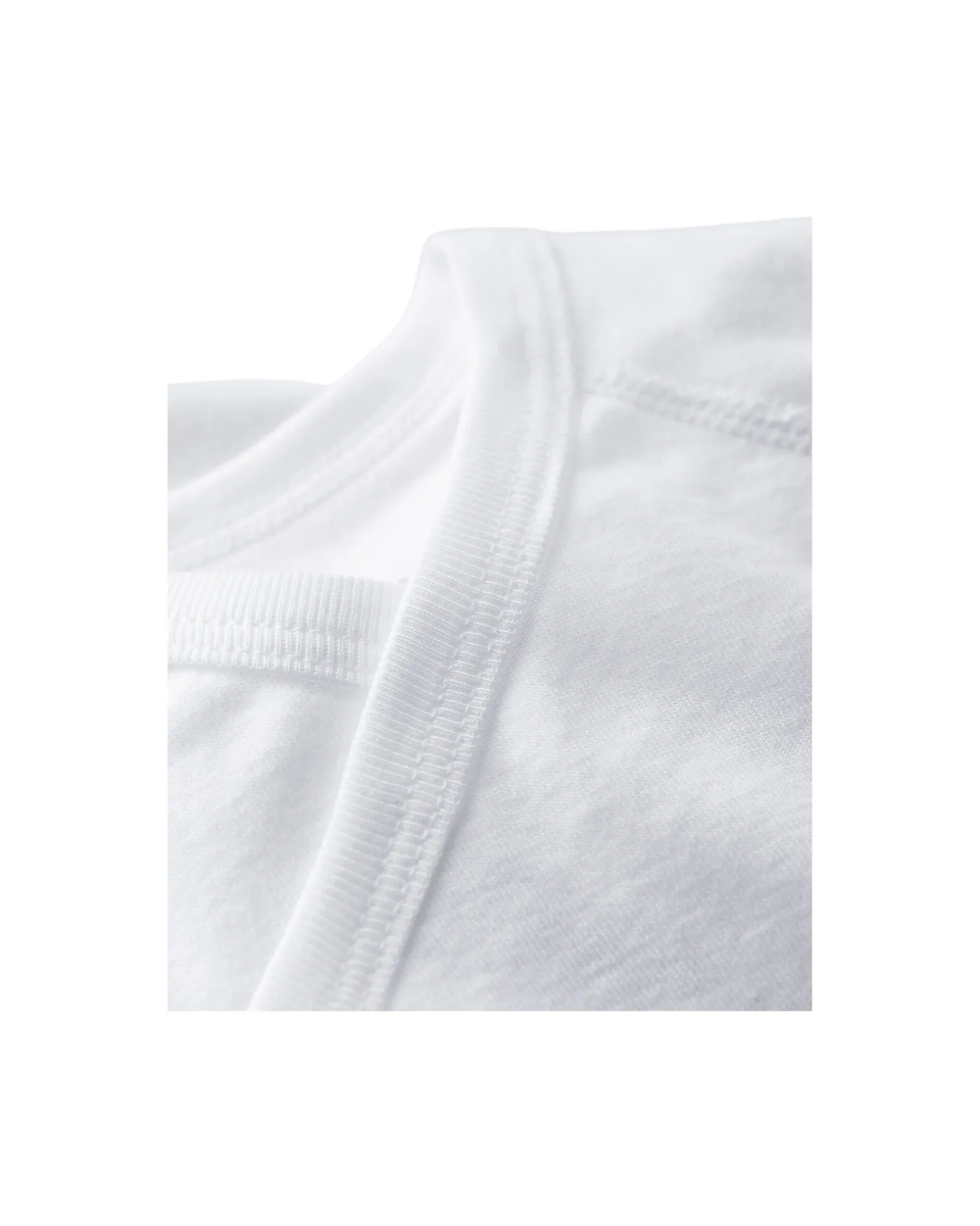 Body Kimono Manica Lunga - Pacco da 2 - Bianco - 100% Cotone