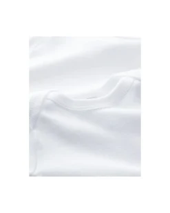 Body Manica Corta, Pacco da 2 - Bianco - 100% Cotone
