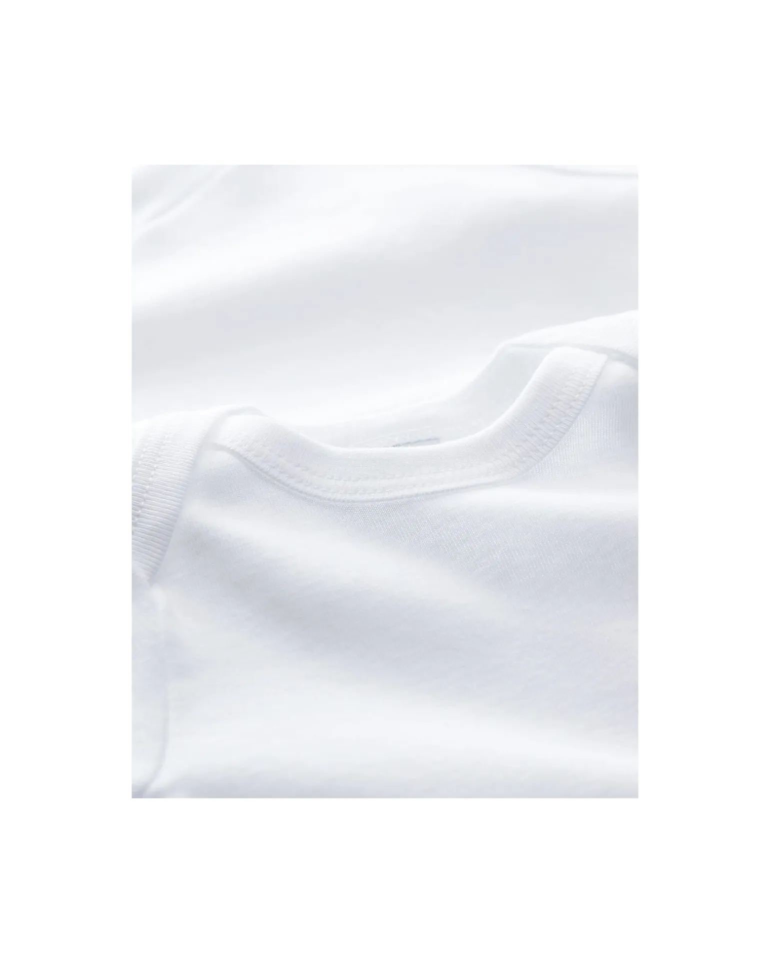 Body Manica Corta, Pacco da 2 - Bianco - 100% Cotone