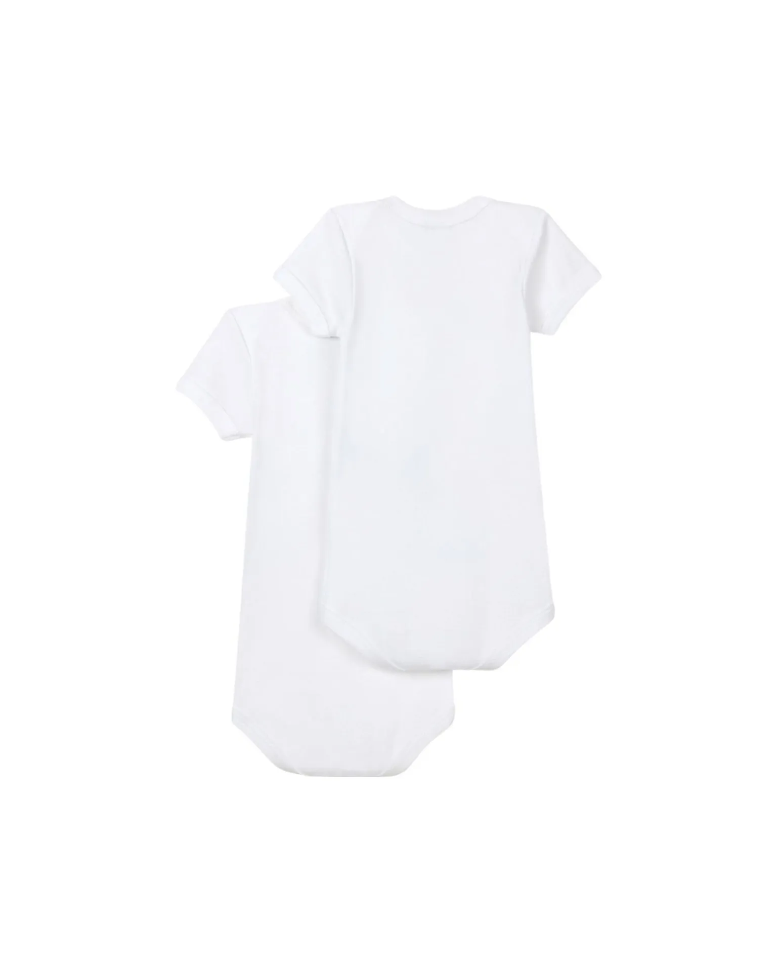 Body Manica Corta, Pacco da 2 - Bianco - 100% Cotone