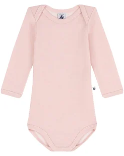 Body Manica Lunga - Rosa - 100% Cotone