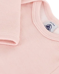 Body Manica Lunga - Rosa - 100% Cotone