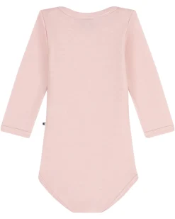 Body Manica Lunga - Rosa - 100% Cotone