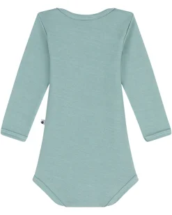 Body Manica Lunga - Verde - 100% Cotone