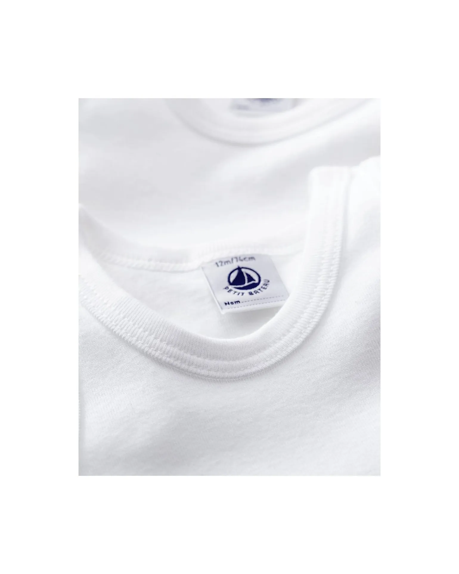 Body Senza Maniche, Pacco da 2 - Bianco - 100% Cotone