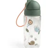 Borraccia Antigoccia con Cannuccia - Tiny Trails - Verde - 350 ml