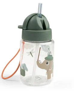 Borraccia Antigoccia con Cannuccia - Tiny Trails - Verde - 280 ml