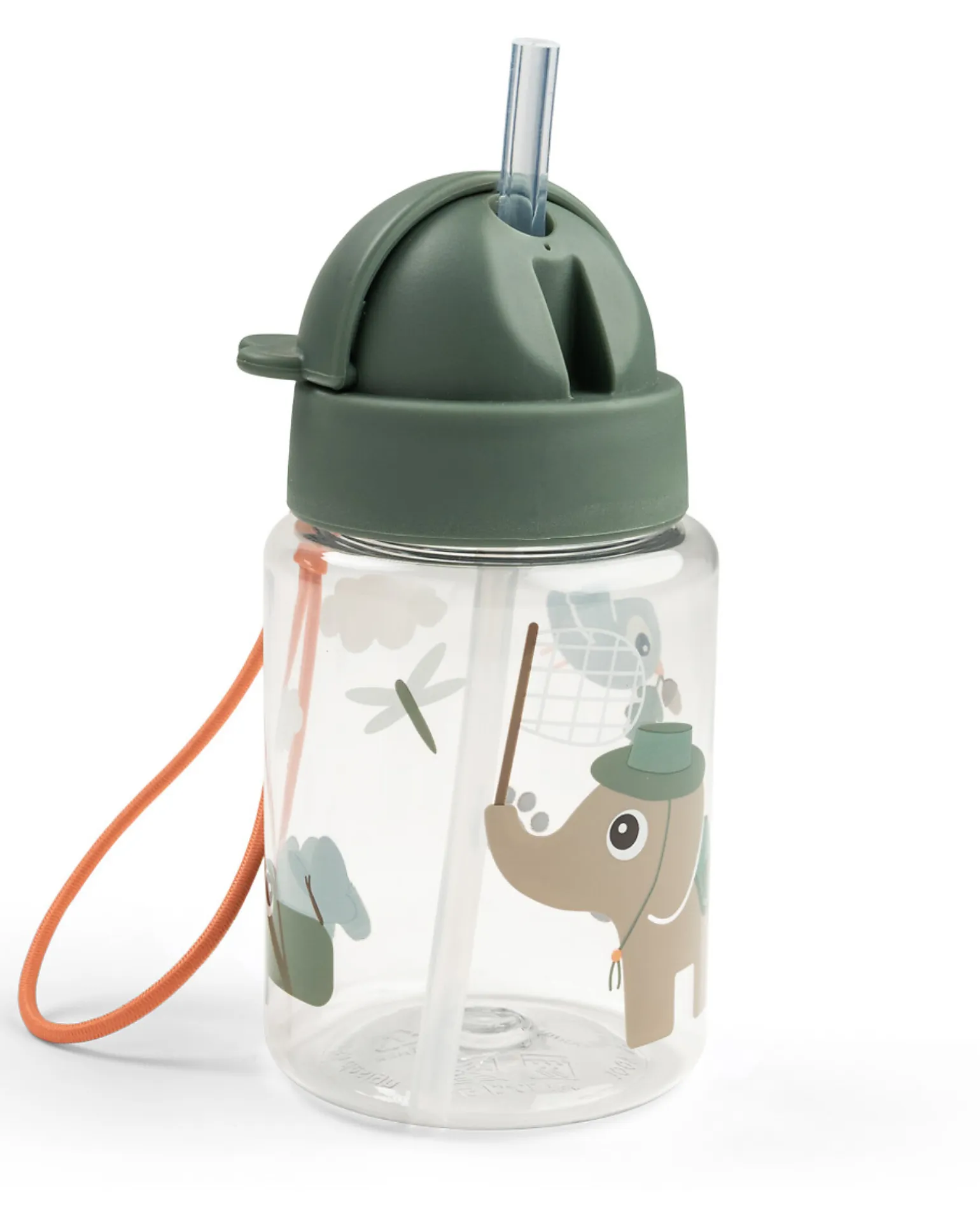 Borraccia Antigoccia con Cannuccia - Tiny Trails - Verde - 280 ml