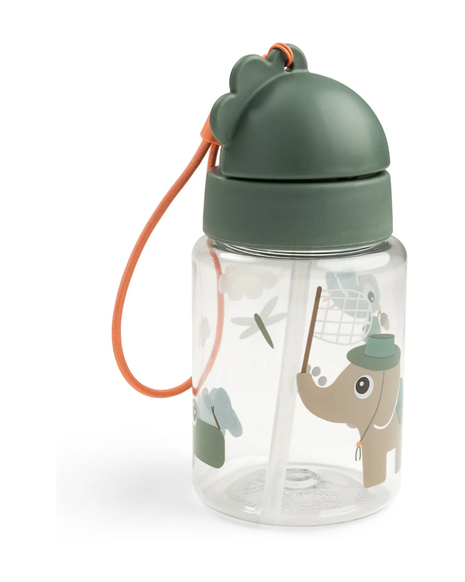 Borraccia Antigoccia con Cannuccia - Tiny Trails - Verde - 280 ml