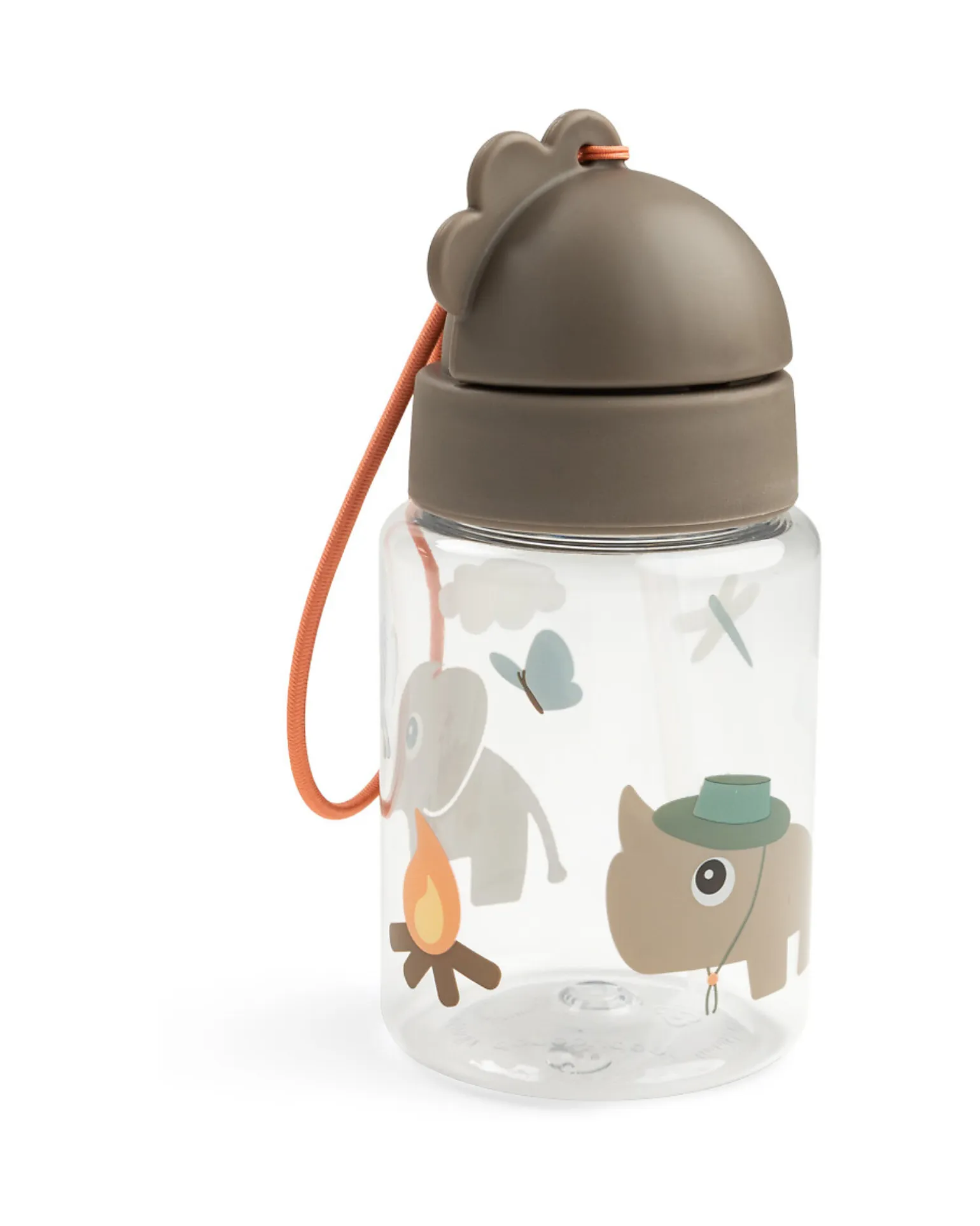 Borraccia Antigoccia con Cannuccia - Tiny Trails - Sabbia - 280 ml