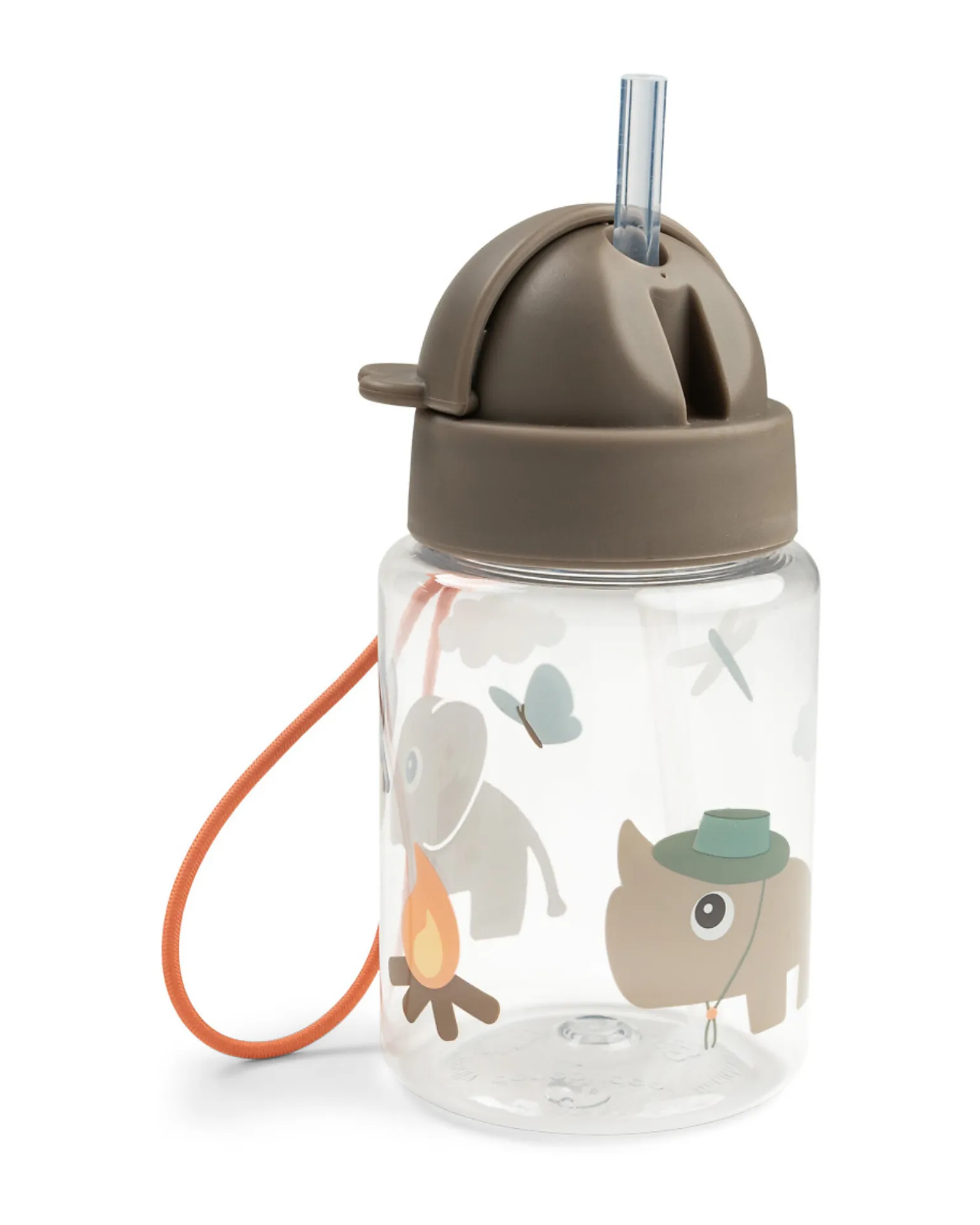 Borraccia Antigoccia con Cannuccia - Tiny Trails - Sabbia - 280 ml