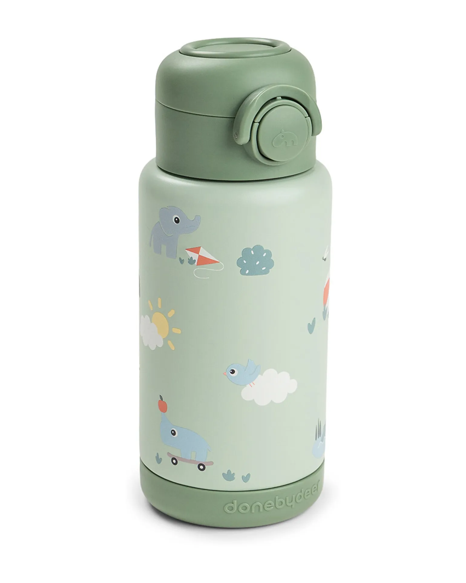 Borraccia Antigoccia Termica - Playground - Verde - 340 ml - 7,5 x 19 cm