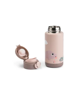 Borraccia Antigoccia Termica per Bambini 340 ml - Tiny Farm - Cipria