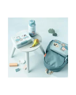 Borraccia Antigoccia Termica per Bambini 340 ml - Tiny Farm - Blu